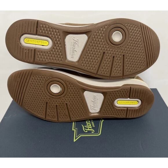 Florshein Crossover LTT Leather Men’s Shoe 8.5 Mushroom/Champignon Comforted NEW - Picture 4 of 9